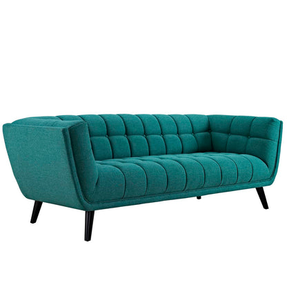 Modway Outlet Bestow Upholstered Fabric Sofa by Modway  Living Room Furniture Teal - EEI-2730-TEA