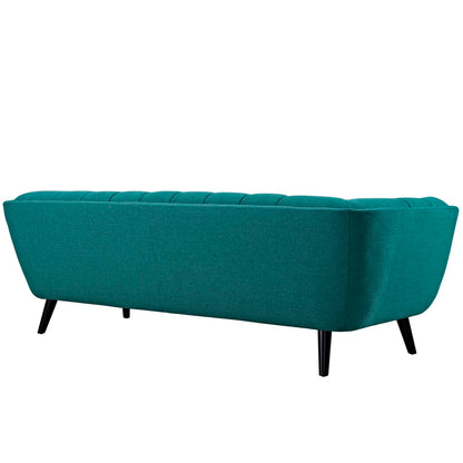 Modway Outlet Bestow Upholstered Fabric Sofa by Modway  Living Room Furniture Teal - EEI-2730-TEA