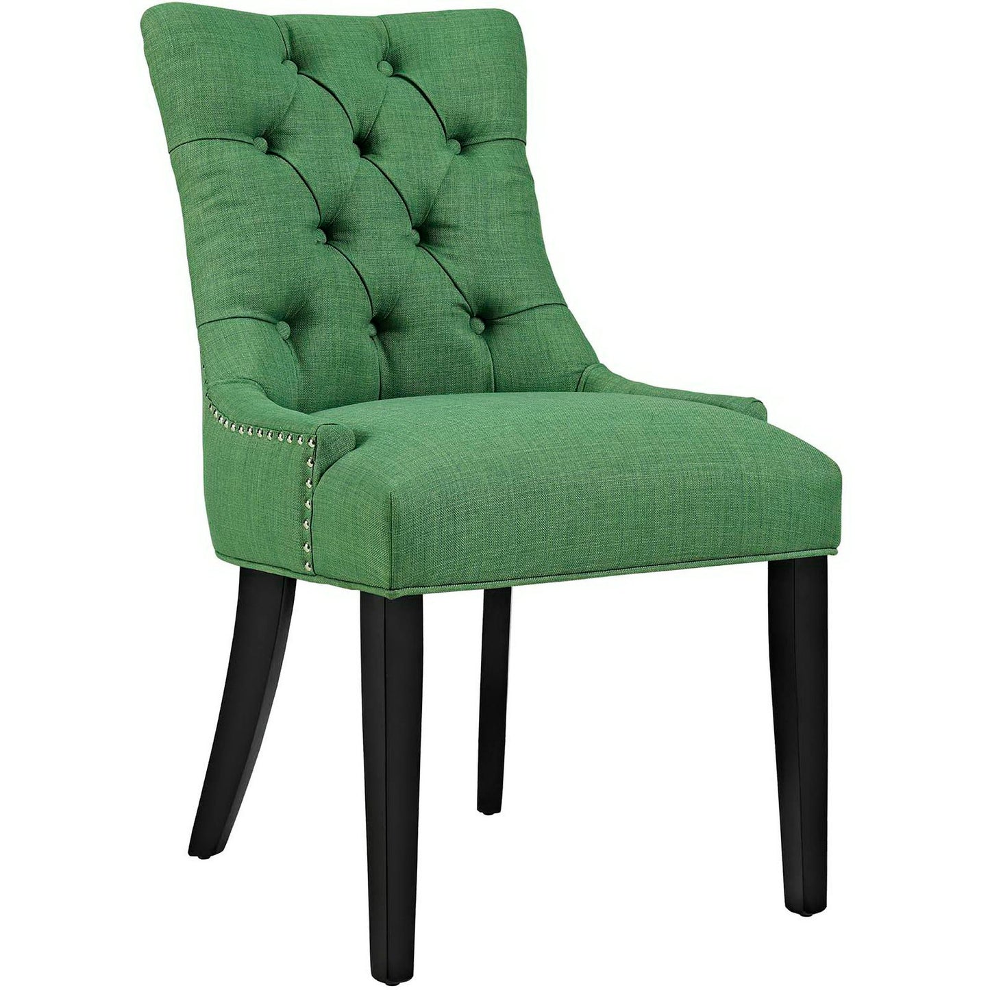 Modway Outlet Regent Fabric Dining Side Chair Set of 2 by Modway  Bar and Dining Furniture Green - EEI-2743-GRN-SET