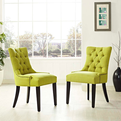 Modway Outlet Regent Fabric Dining Side Chair Set of 2 by Modway  Bar and Dining Furniture Wheatgrass - EEI-2743-WHE-SET