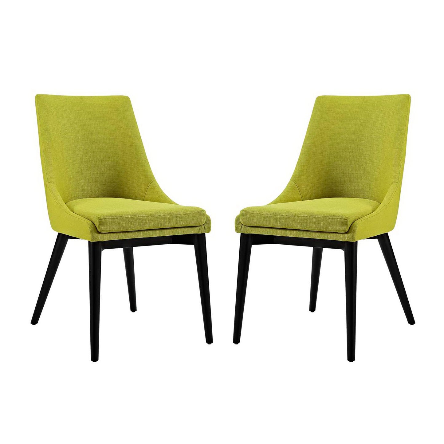 Modway Outlet Viscount Fabric Dining Side Chair Set of 2 by Modway  Bar and Dining Furniture Wheatgrass - EEI-2745-WHE-SET