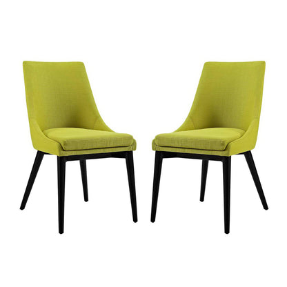 Modway Outlet Viscount Fabric Dining Side Chair Set of 2 by Modway  Bar and Dining Furniture Wheatgrass - EEI-2745-WHE-SET