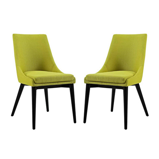 Modway Outlet Viscount Fabric Dining Side Chair Set of 2 by Modway  Bar and Dining Furniture Wheatgrass - EEI-2745-WHE-SET