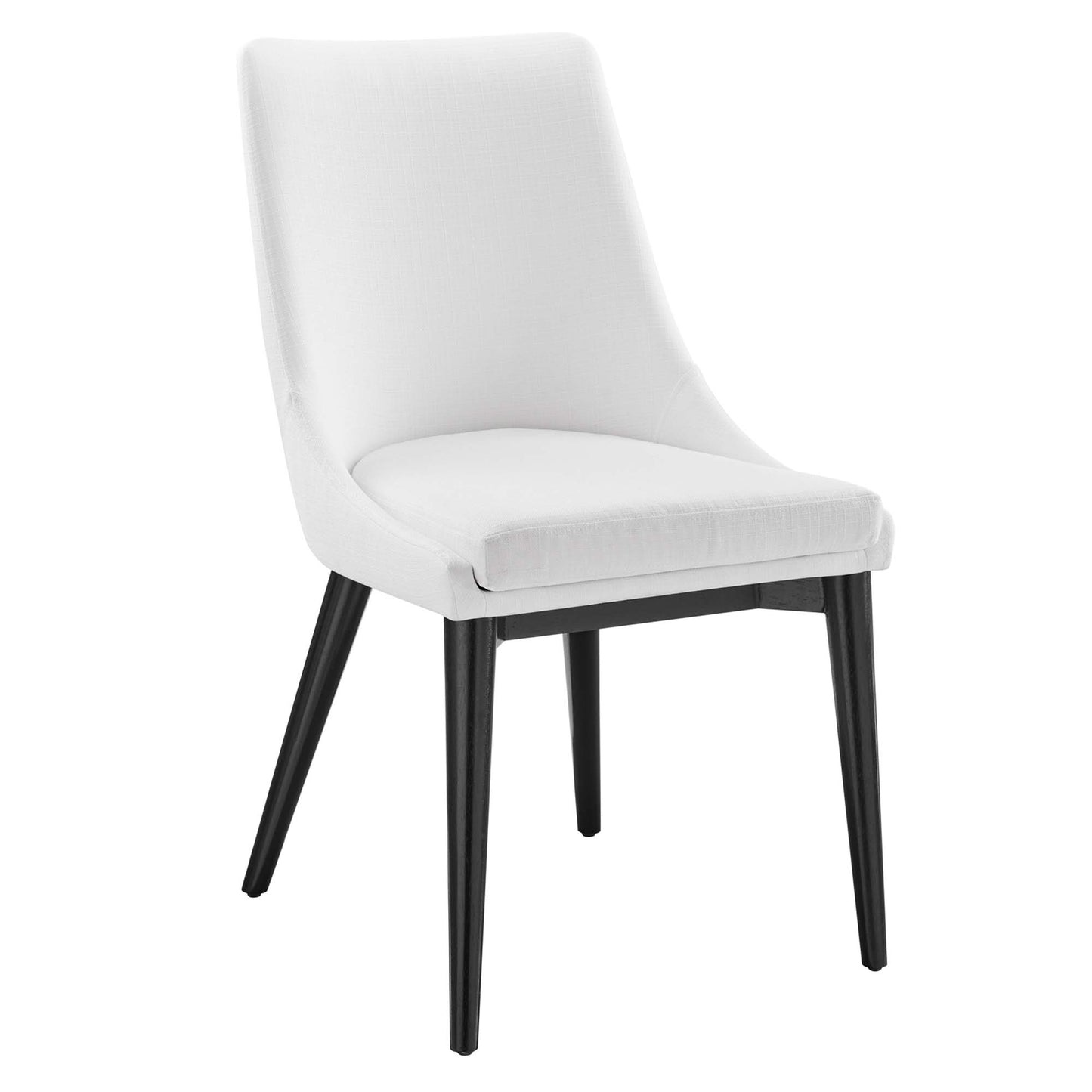 Modway Outlet Viscount Fabric Dining Side Chair Set of 2 by Modway  Bar and Dining Furniture White - EEI-2745-WHI-SET