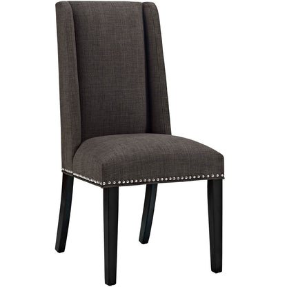 Modway Outlet Baron Fabric Dining Chair Set of 2 by Modway  Bar and Dining Furniture Brown - EEI-2748-BRN-SET