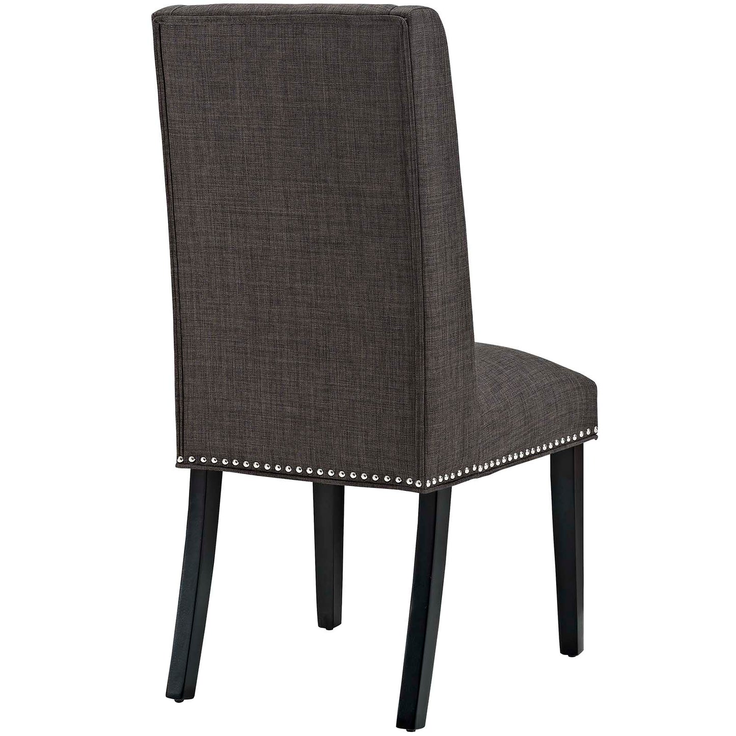 Modway Outlet Baron Fabric Dining Chair Set of 2 by Modway  Bar and Dining Furniture Brown - EEI-2748-BRN-SET
