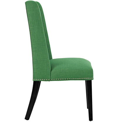 Modway Outlet Baron Fabric Dining Chair Set of 2 by Modway  Bar and Dining Furniture Green - EEI-2748-GRN-SET