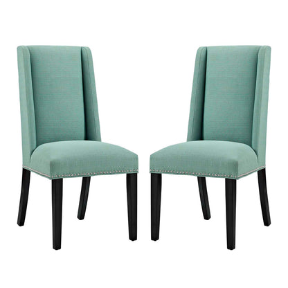 Modway Outlet Baron Fabric Dining Chair Set of 2 by Modway  Bar and Dining Furniture Laguna - EEI-2748-LAG-SET