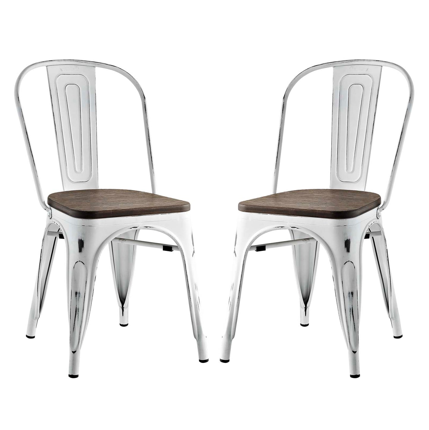 Modway Outlet Promenade Dining Side Chair Set of 2 by Modway  Bar and Dining Furniture White - EEI-2751-WHI-SET