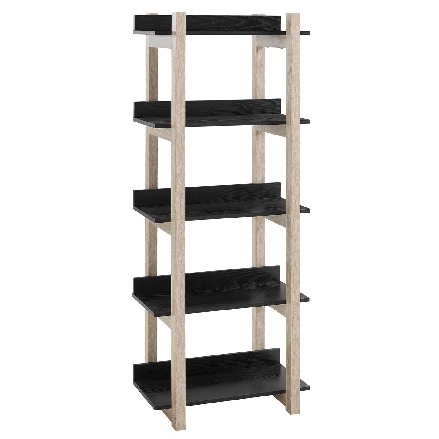 Modway Outlet Reprieve Bookcase by Modway  Living Room Furniture Natural Black - EEI-2786-NAT-BLK