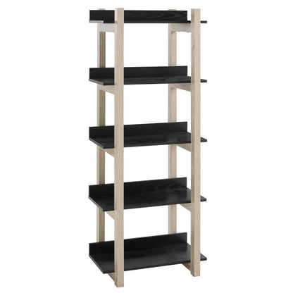 Modway Outlet Reprieve Bookcase by Modway  Living Room Furniture Natural Black - EEI-2786-NAT-BLK