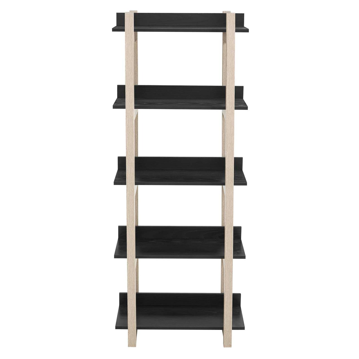 Modway Outlet Reprieve Bookcase by Modway  Living Room Furniture Natural Black - EEI-2786-NAT-BLK