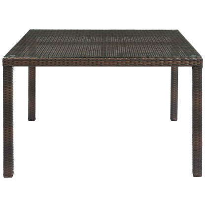 Modway Outlet Conduit 47" Outdoor Patio Wicker Rattan Dining Table by Modway  Outdoor Furniture Furniture Brown - EEI-2805-BRN