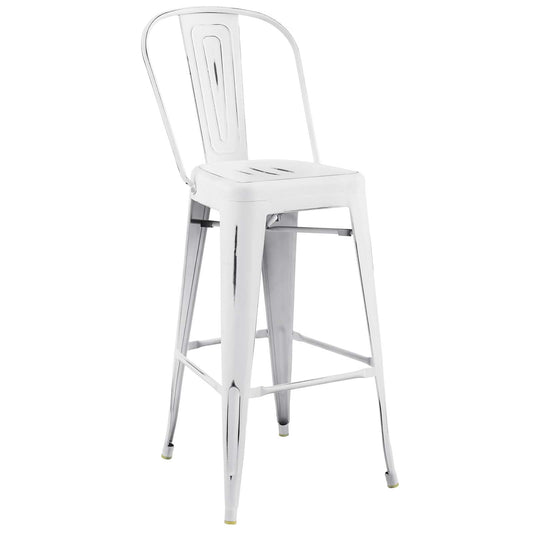 Modway Outlet Promenade Bar Side Stool by Modway  Bar and Dining Furniture White - EEI-2813-WHI