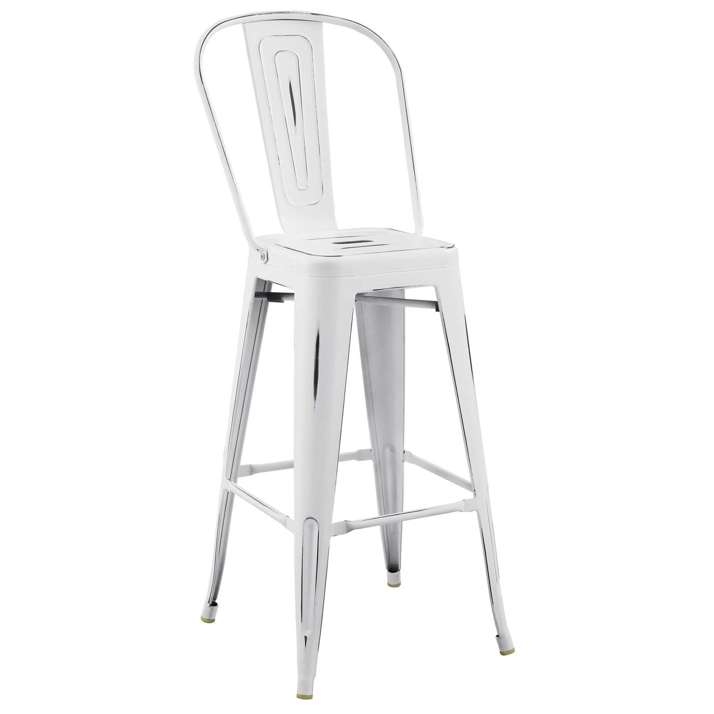 Modway Outlet Promenade Metal Bar Side Stool by Modway  Bar and Dining Furniture White - EEI-2815-WHI