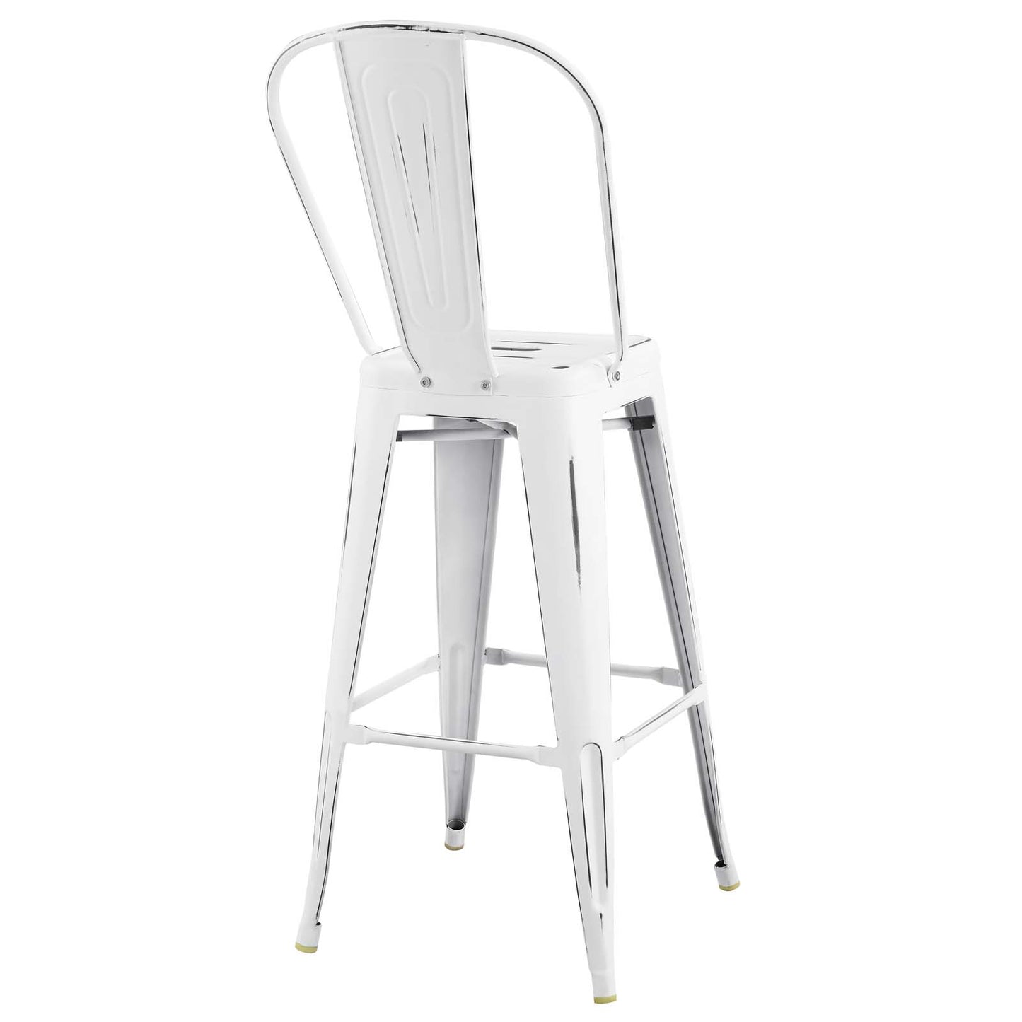 Modway Outlet Promenade Metal Bar Side Stool by Modway  Bar and Dining Furniture White - EEI-2815-WHI
