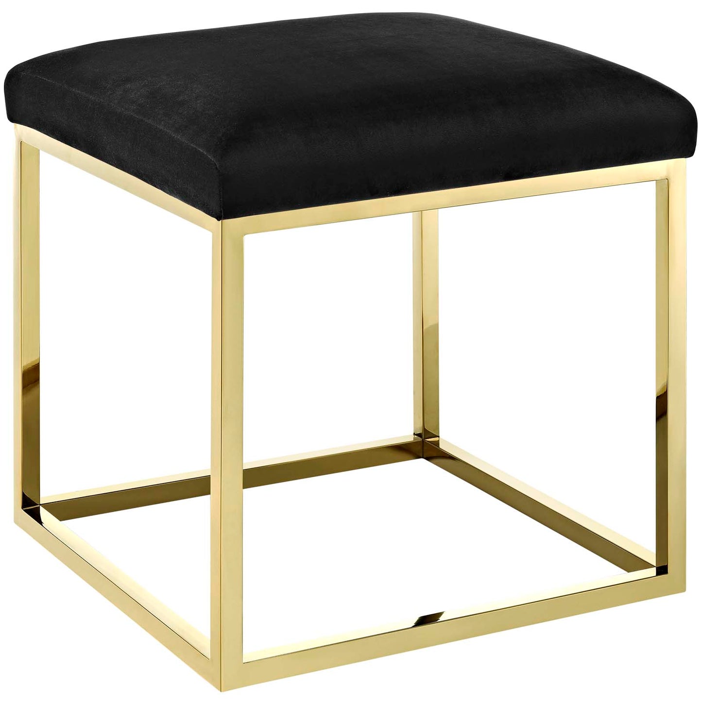 Modway Outlet Anticipate Ottoman by Modway  Living Room Furniture Gold Black - EEI-2849-GLD-BLK