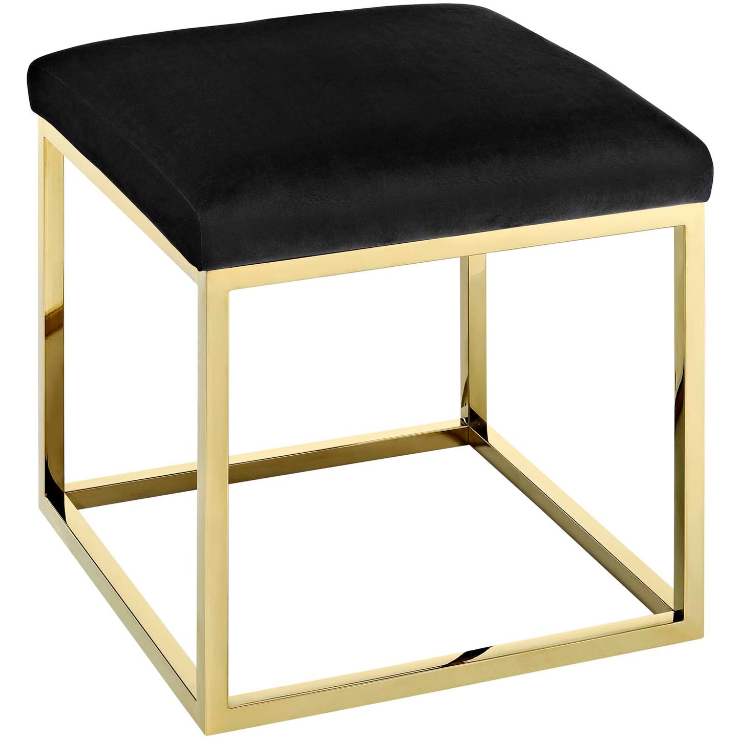 Modway Outlet Anticipate Ottoman by Modway  Living Room Furniture Gold Black - EEI-2849-GLD-BLK