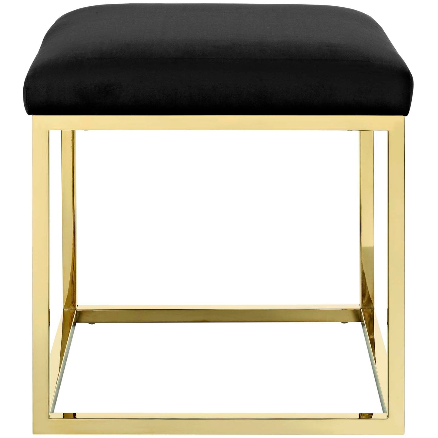 Modway Outlet Anticipate Ottoman by Modway  Living Room Furniture Gold Black - EEI-2849-GLD-BLK