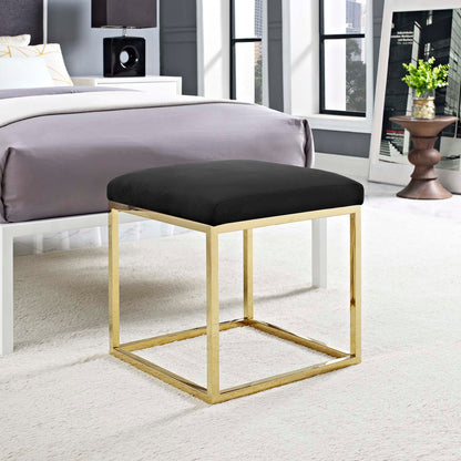 Modway Outlet Anticipate Ottoman by Modway  Living Room Furniture Gold Black - EEI-2849-GLD-BLK
