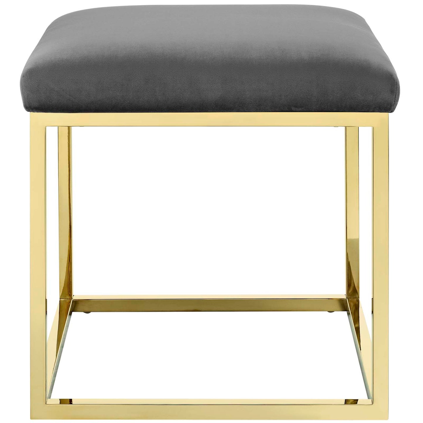 Modway Outlet Anticipate Ottoman by Modway  Living Room Furniture Gold Gray - EEI-2849-GLD-GRY