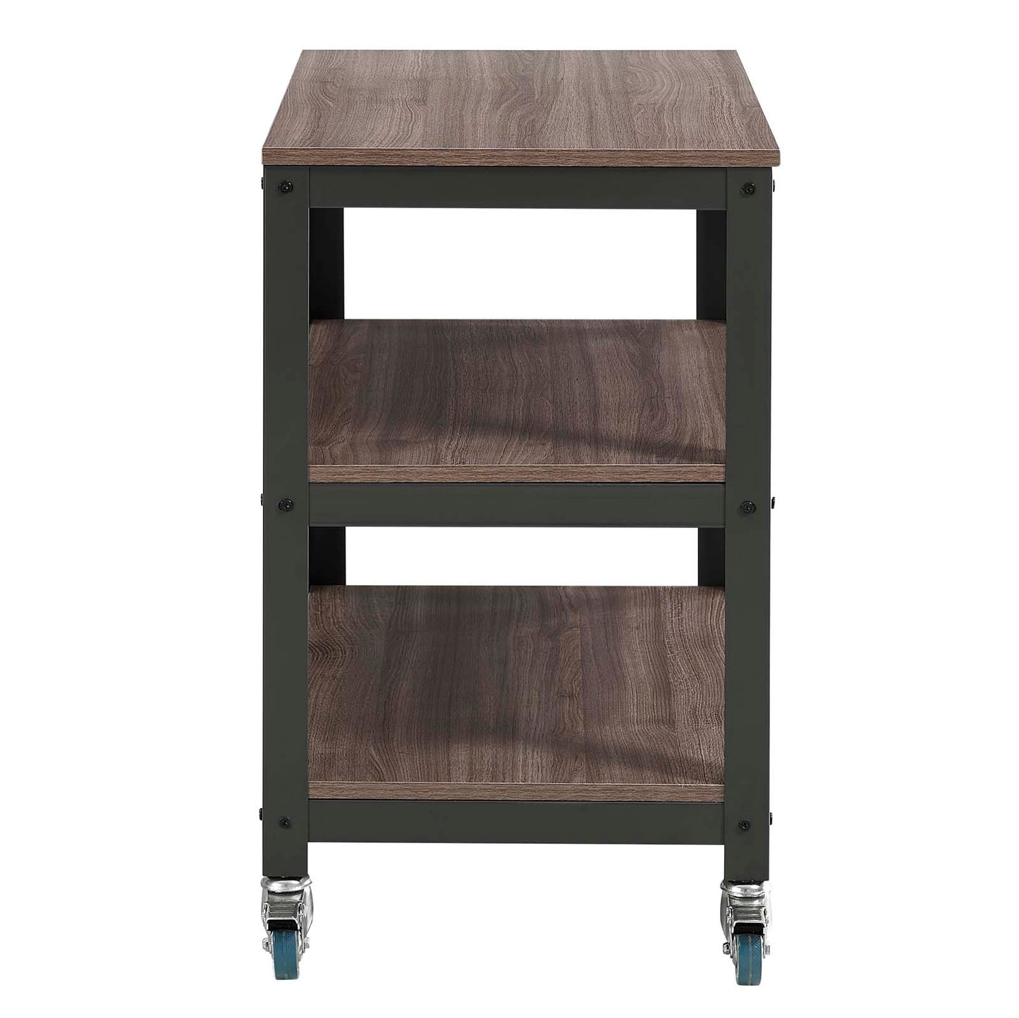 Modway Outlet Vivify Tiered Serving Stand by Modway  Bar and Dining Furniture Gray Walnut - EEI-2853-GRY-WAL