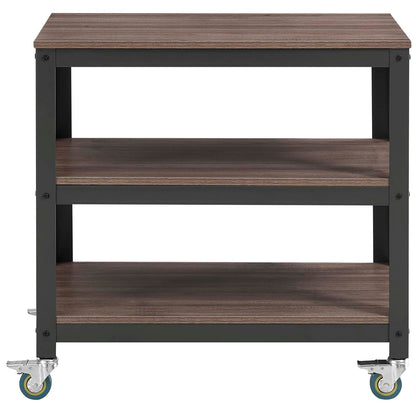 Modway Outlet Vivify Tiered Serving Stand by Modway  Bar and Dining Furniture Gray Walnut - EEI-2853-GRY-WAL