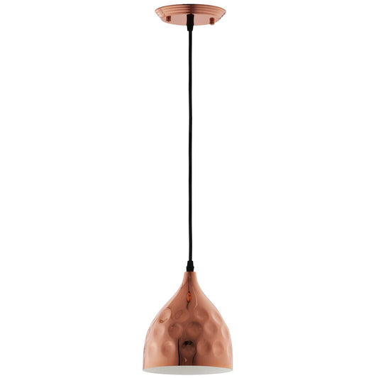 Modway Outlet Dimple 6.5" Bell-Shaped Rose Gold Pendant Light by Modway  Lighting Lighting  - EEI-2903