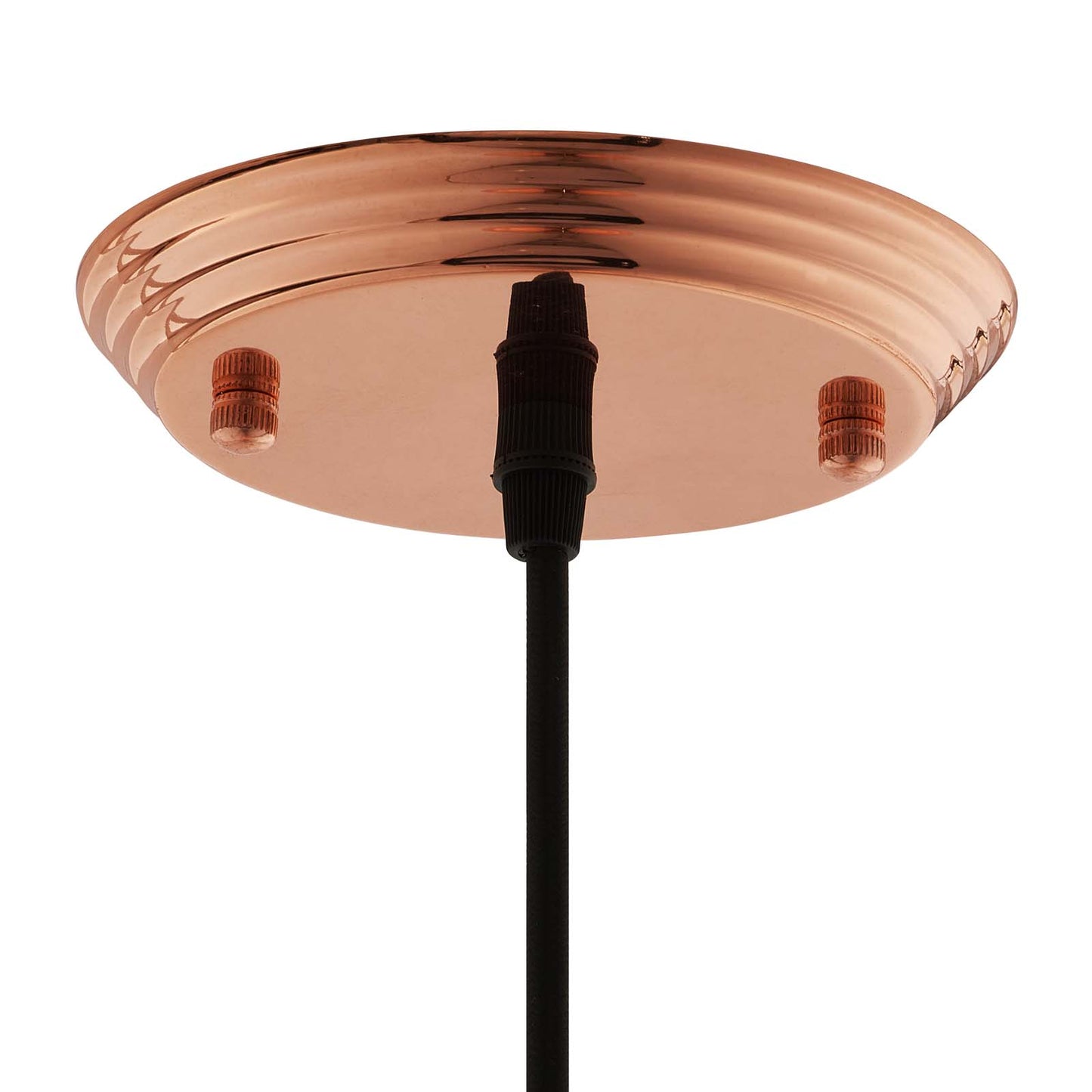 Modway Outlet Dimple 11" Bell-Shaped Rose Gold Pendant Light by Modway  Lighting Lighting  - EEI-2904