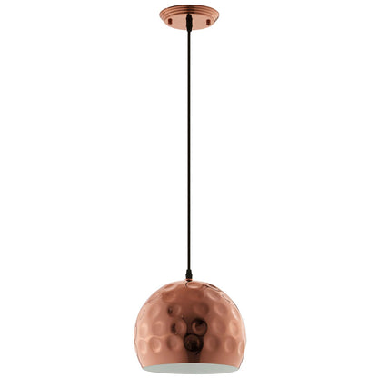 Modway Outlet Dimple 10" Half-Sphere Rose Gold Pendant Light by Modway  Lighting Lighting  - EEI-2905