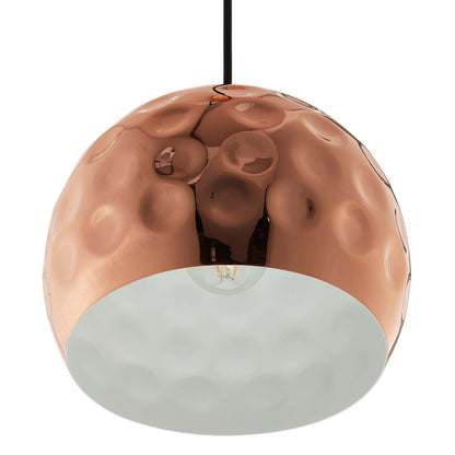 Modway Outlet Dimple 10" Half-Sphere Rose Gold Pendant Light by Modway  Lighting Lighting  - EEI-2905