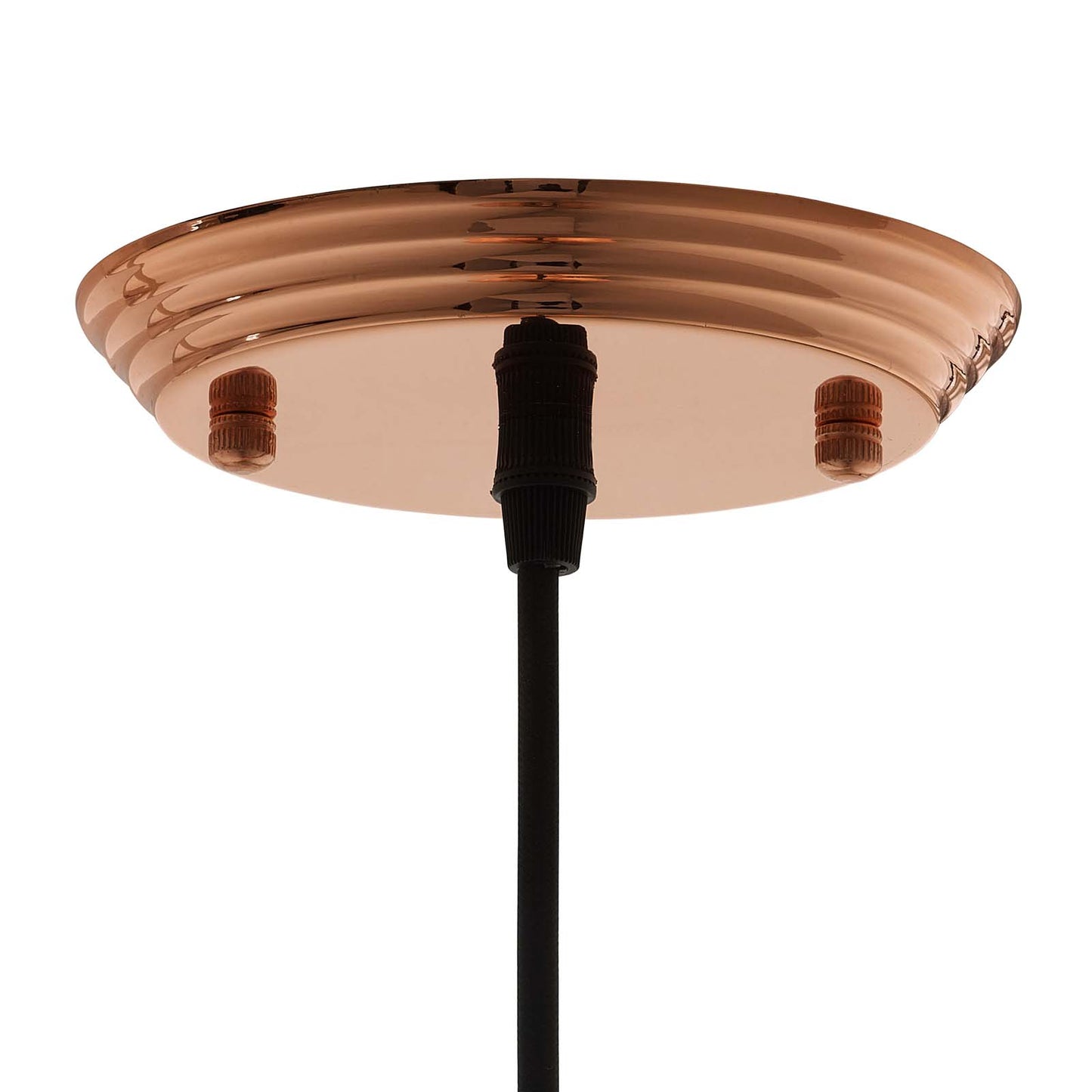 Modway Outlet Dimple 10" Half-Sphere Rose Gold Pendant Light by Modway  Lighting Lighting  - EEI-2905