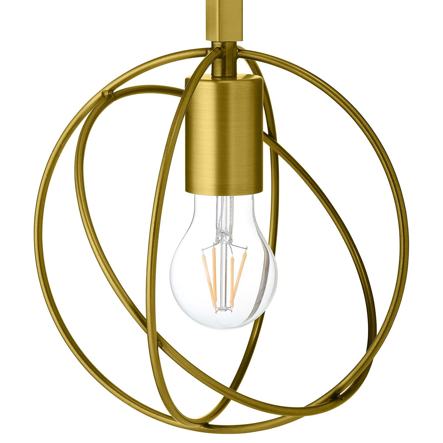 Modway Outlet Perimeter Brass Wall Sconce Light Fixture by Modway  Lighting Lighting  - EEI-2915