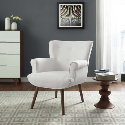 Modway Outlet Cloud Upholstered Armchair by Modway  Living Room Furniture White - EEI-2941-WHI