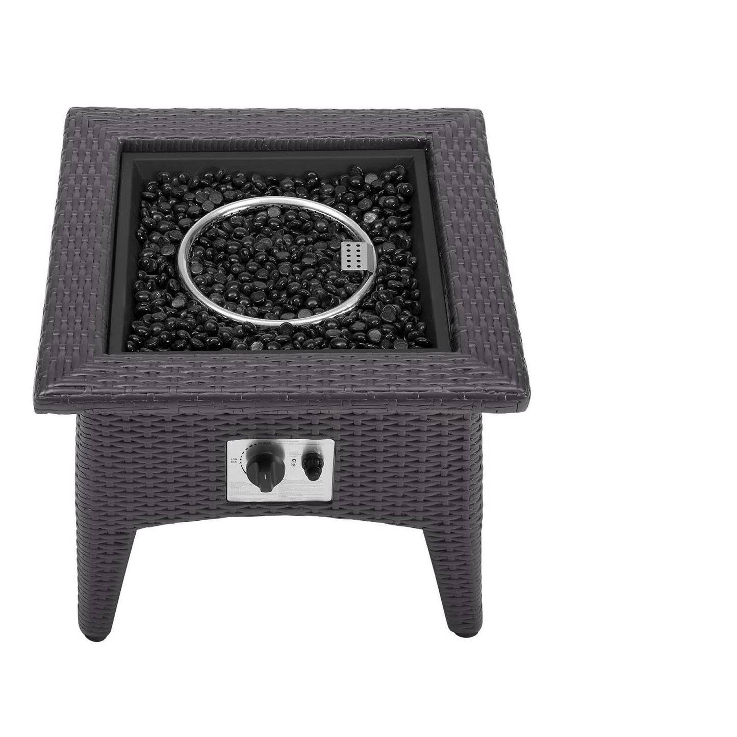 Modway Outlet Vivacity Outdoor Patio Fire Pit Table by Modway  Outdoor Furniture Furniture Espresso - EEI-2990-EXP