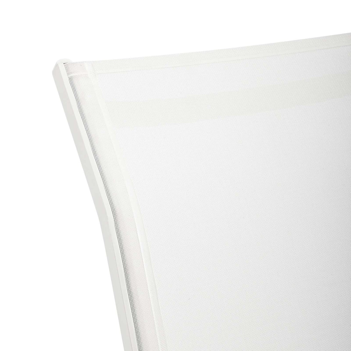 Modway Outlet Traveler Rocking Outdoor Patio Mesh Sling Lounge Chair by Modway  Outdoor Furniture Furniture White White - EEI-3027-WHI-WHI