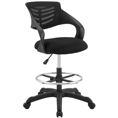 Modway - Thrive Mesh Drafting Chair by Modway  Office Furniture Office Chairs Black - EEI-3040-BLK