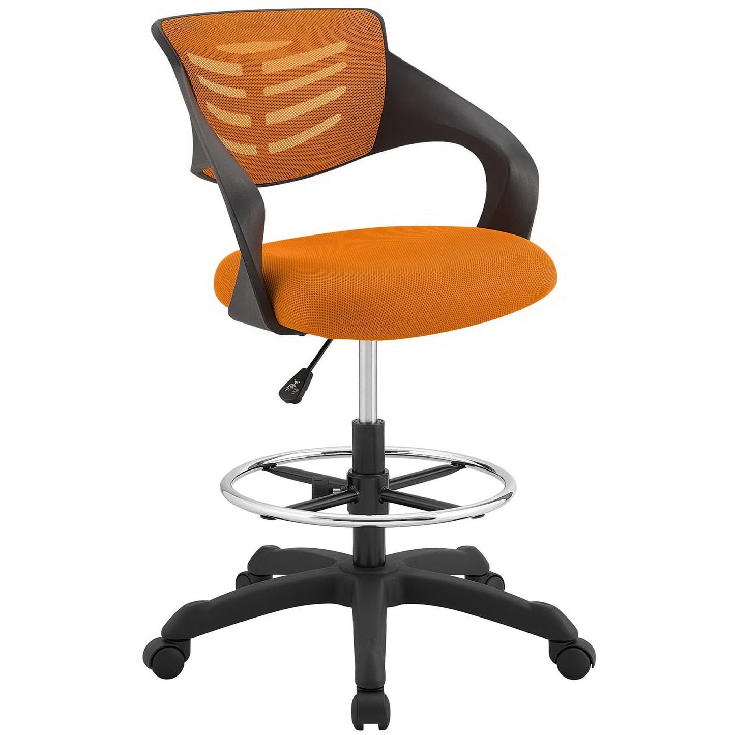 Modway - Thrive Mesh Drafting Chair by Modway  Office Furniture Office Chairs Orange - EEI-3040-ORA