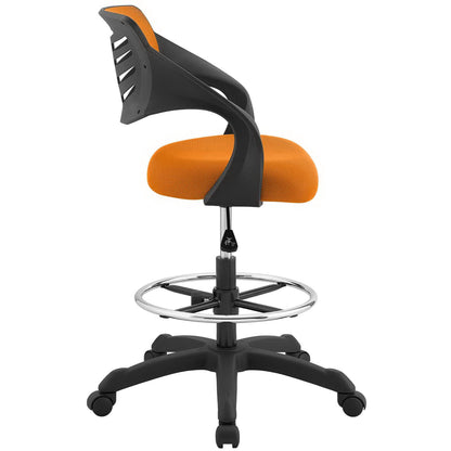 Modway - Thrive Mesh Drafting Chair by Modway  Office Furniture Office Chairs Orange - EEI-3040-ORA