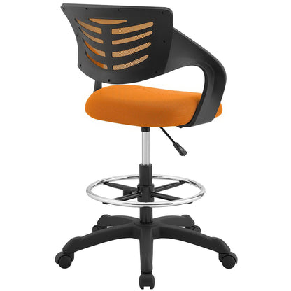Modway - Thrive Mesh Drafting Chair by Modway  Office Furniture Office Chairs Orange - EEI-3040-ORA