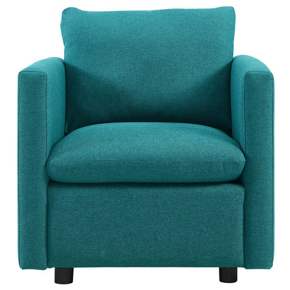 Modway Outlet Activate Upholstered Fabric Armchair by Modway  Living Room Furniture Teal - EEI-3045-TEA
