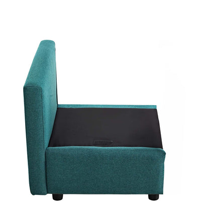 Modway Outlet Activate Upholstered Fabric Armchair by Modway  Living Room Furniture Teal - EEI-3045-TEA