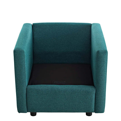 Modway Outlet Activate Upholstered Fabric Armchair by Modway  Living Room Furniture Teal - EEI-3045-TEA