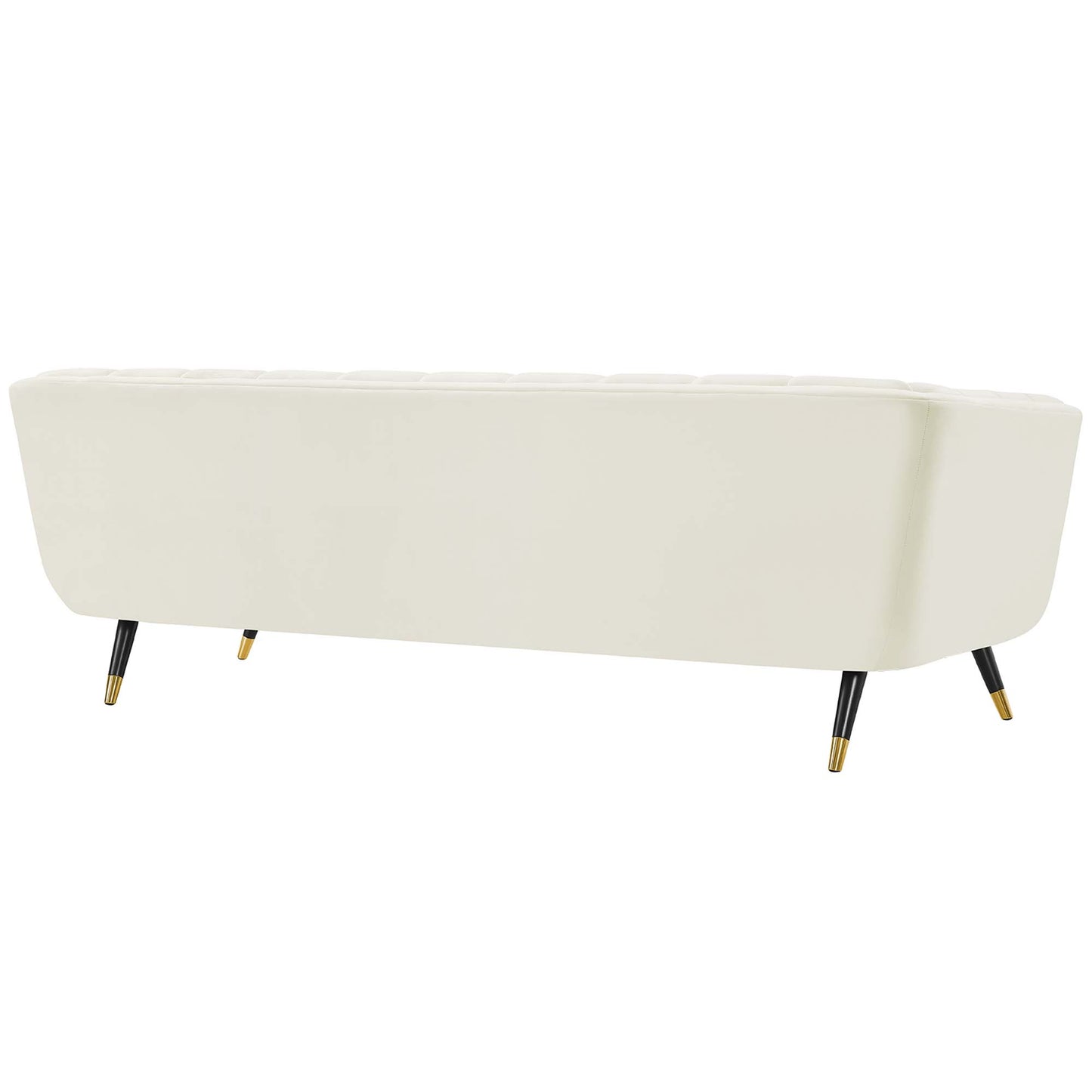 Modway Outlet Adept Performance Velvet Sofa by Modway  Living Room Furniture Ivory - EEI-3059-IVO