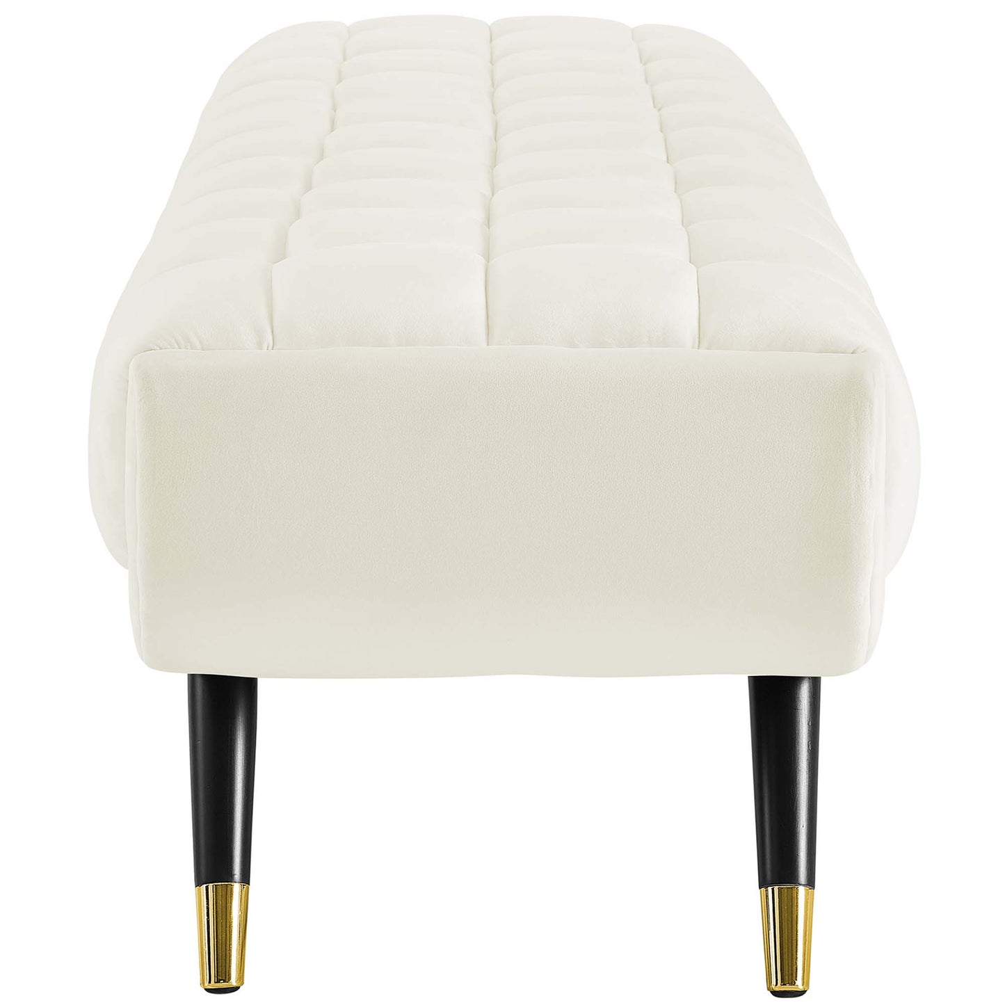 Modway Outlet Adept Performance Velvet Bench by Modway  Living Room Furniture Ivory - EEI-3061-IVO