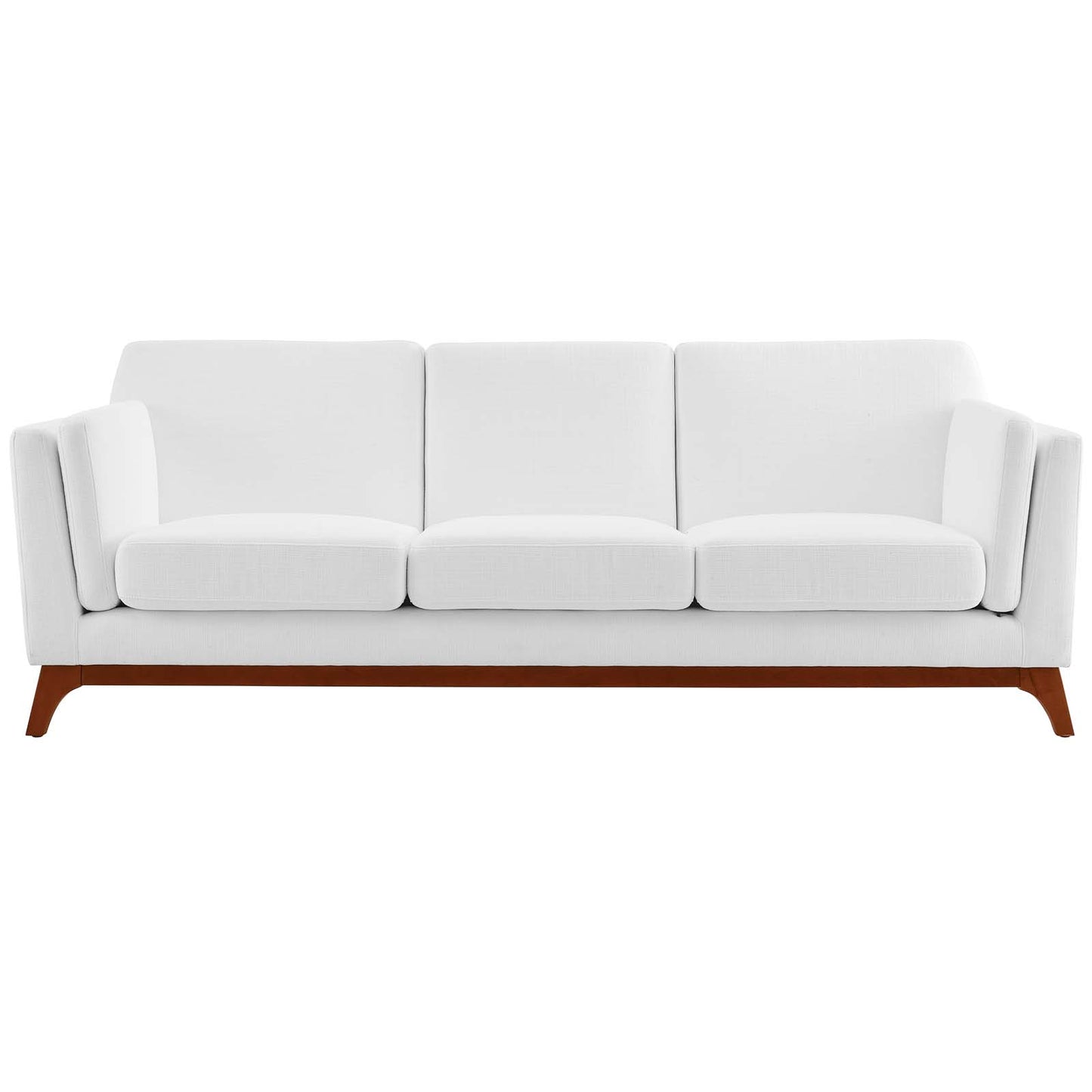 Modway Outlet Chance Upholstered Fabric Sofa by Modway  Living Room Furniture White - EEI-3062-WHI