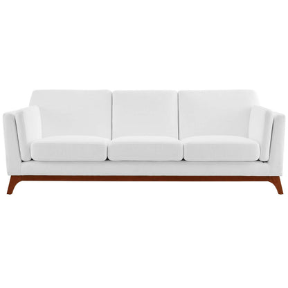 Modway Outlet Chance Upholstered Fabric Sofa by Modway  Living Room Furniture White - EEI-3062-WHI