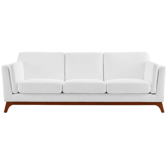 Modway Outlet Chance Upholstered Fabric Sofa by Modway  Living Room Furniture White - EEI-3062-WHI