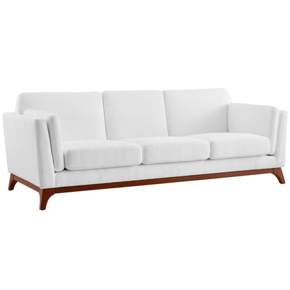 Modway Outlet Chance Upholstered Fabric Sofa by Modway  Living Room Furniture White - EEI-3062-WHI