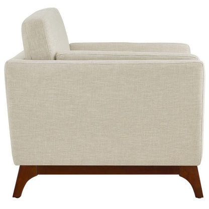 Modway - Chance Upholstered Fabric Armchair by Modway  Living Room Sofas and Armchairs Brown - EEI-3063-BEI